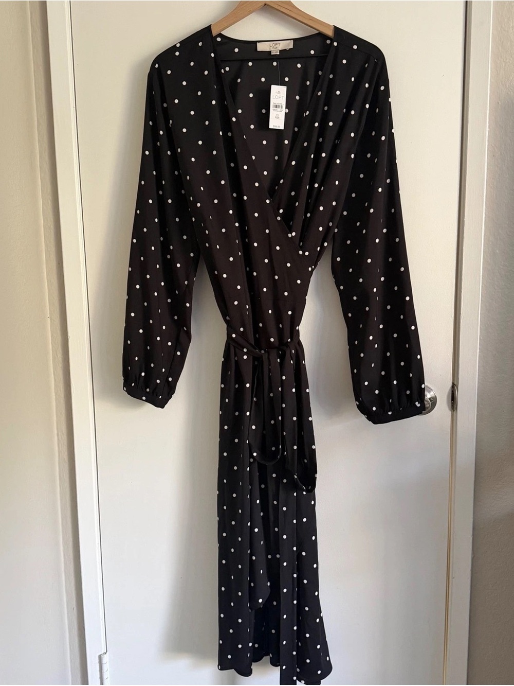 Polka Dot Wrap Dress